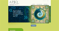 Desktop Screenshot of apjq.org